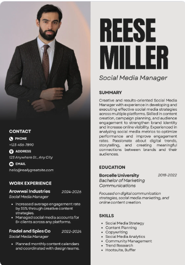 Professional CV Sample 50